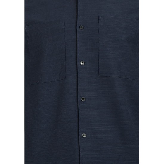 Navy Blue Designer Men's Shirt