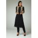 BLACK BEST EID SALWAR SUIT WITH GOLD JACKET 