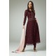UNIQUE MAROON INDIAN READYMADE EID SALWAR KAMEEZ