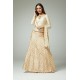 ELEGANT BEIGE EMBROIDERED LEHENGA SET