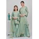 Sage Green Sequins Embellished Girls Gharara Suit