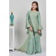 Sage Green Sequins Embellished Girls Gharara Suit