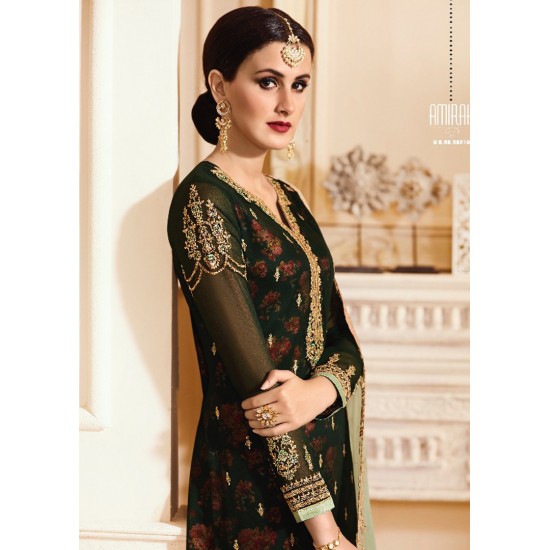 Green Designer Wedding Salwar Suit 