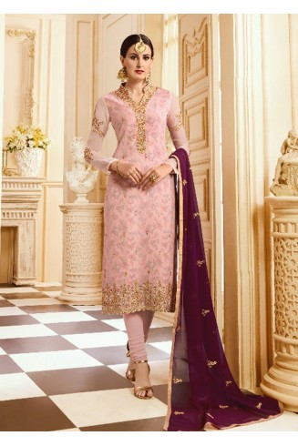 Pink Designer Wedding Salwar Suit 