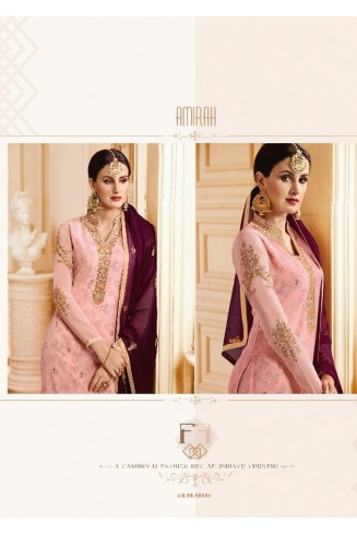 Pink Designer Wedding Salwar Suit 