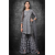 Grey Girls Dress Lehenga Choli Party Suit Wedding Wear