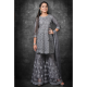 Grey Girls Dress Lehenga Choli Party Suit Wedding Wear
