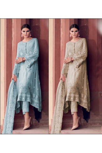 PAKISTANI STYLE ETHNIC WEAR EMBROIDERED SALWAR SUITS
