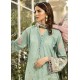 Biscay Green Pakistani Designer Lawn Salwar kameez