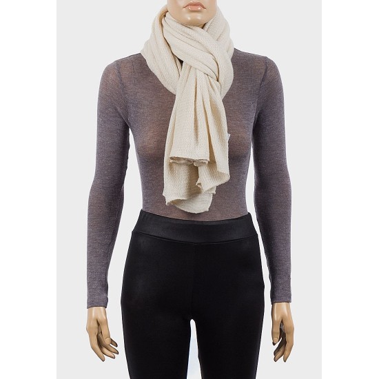 Beige Multi Way Knit Shawl Wrap