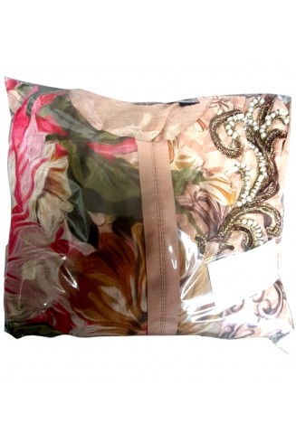 Peach Pakistani Style Readymade Suit (Medium)