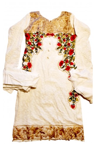 White Embroidered Designer Pakistani Salwar Suit