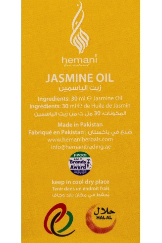 Hemani Jasmine Oil-30 Ml, 100% Effective On Smooth And Glowing Skin