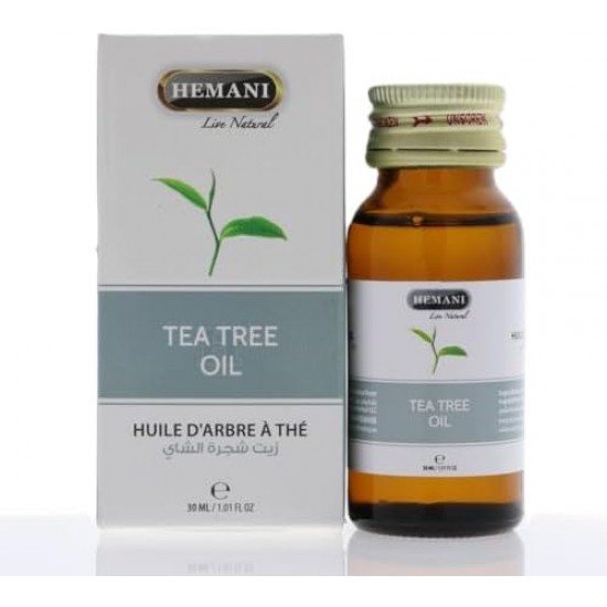Hemani Tea Tree Oil – 30ml 100% Natural & Pure Essential Skin & Hair Care Oil