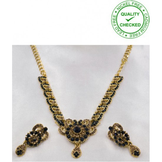 Royal Blue Indian Wedding Jewellery Set