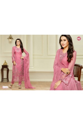 Rose Pink Pakistani Salwar Suit Indian Party Dress