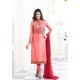 Pink Jacket Style Indian Wedding Salwar Suit