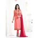 Pink Jacket Style Indian Wedding Salwar Suit
