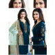 Blue Wedding Salwar Kameez  Pakistani Designer Dress
