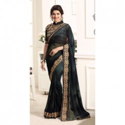 Black Designer Saree Online   Black Designer Saree Online