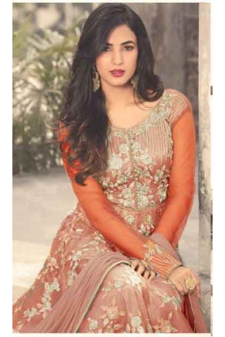 ORANGE WOMEN GIRLS BRIDESMAIDS PARTY OCCASIONAL DESIGNER WEAR