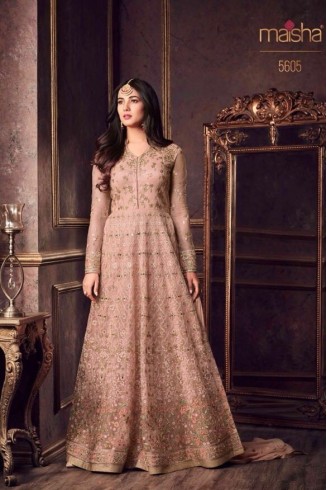 Peach Indian Bridesmaid Wedding Dress ( 2 weeks delivery)