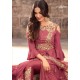 Hot Pink Summer Wedding Dress Indian Anarkali Suit