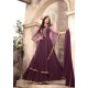 Magenta Anarkali Gown Fancy Indian Wedding Dress