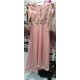 Peach Embroidered Indian Wedding Outfit