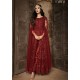 RED DESIGNER HEAVY EMBROIDERED EID DRESS