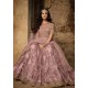 Rose Pink Indian Ethnic Wedding Anarkali Gown