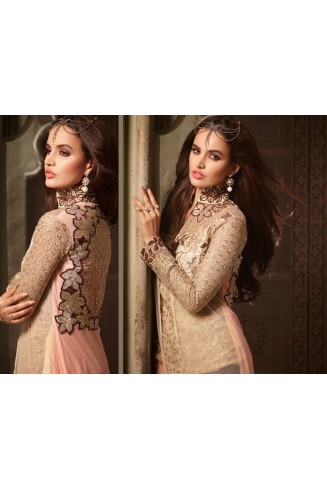 Gold & Maroon Hot Dress Indian Designer Jacket Suit