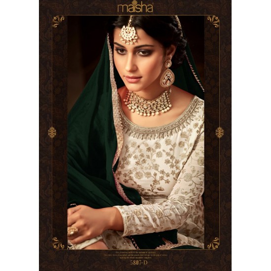 WHITE AND GREEN INDIAN WEDDING GHARARA AND LEHENGA STYLE DRESS