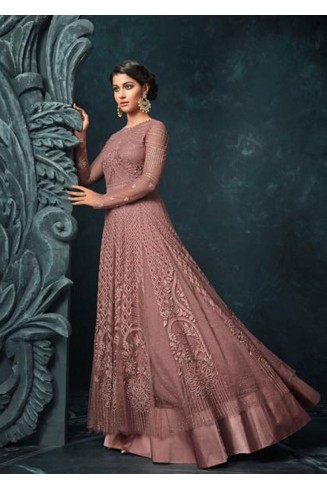 PINK INDIAN EVENING & WEDDING ANARKALI GOWN