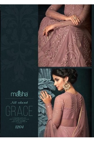 PINK INDIAN EVENING & WEDDING ANARKALI GOWN