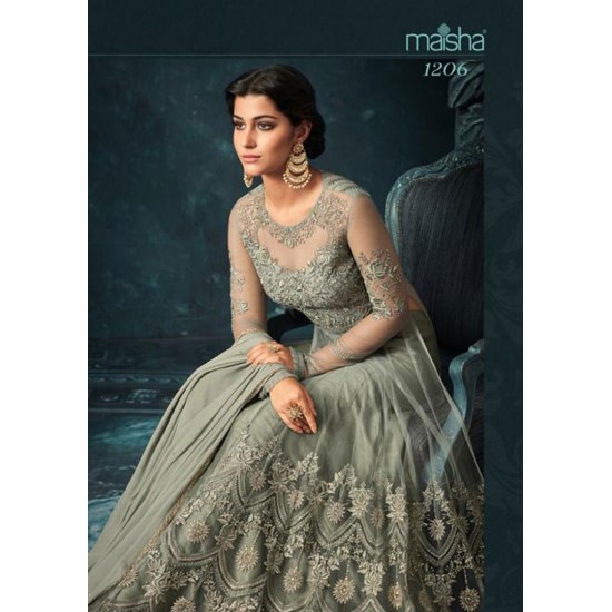 GREEN ASIAN & INDIAN WEDDING GOWN