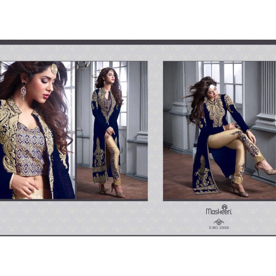 New Indian Party Suit (4 piece Designer Jacket Syle Suit) I