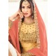 Yellow Indian Wedding Dress Designer Embroidered Anarkali Suit