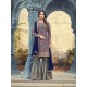 ZMP5501-D BLUE AND GREY MAISHA PEARL INDIAN PAKISTANI PARTY WEAR GHARARA PANT SUIT