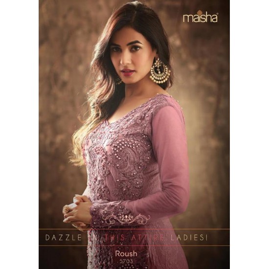 ROSE PINK DESIGNER BRIDAL AND BRIDESMAID WEDDING TRAIL GOWN