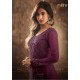 PURPLE EVENING PARTY BRIDESMAID TRAIL DRESS
