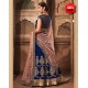 Heavy Indian Lehenga Blue Embroidered Wedding Outfit