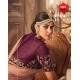 PURPLE HEAVY EMBROIDERED PUNJABI WEDDING LEHENGA 