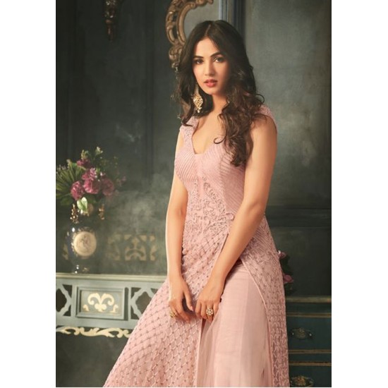 Pink Indian Party Wear Asian Anarkali Wedding Bridal Dress