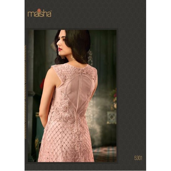 Pink Indian Party Wear Asian Anarkali Wedding Bridal Dress
