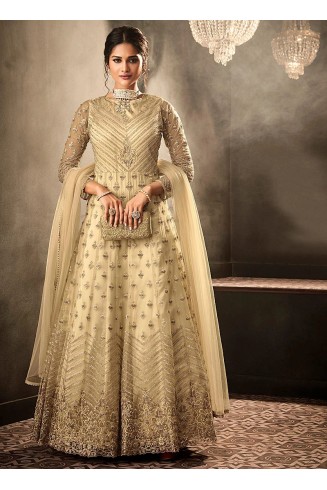 LUXURY GOLD HEAVY EMBROIDERED BRIDES WEDDING DRESS