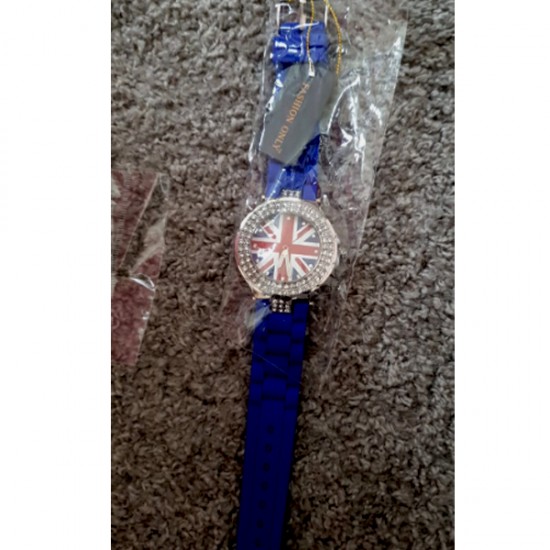 Cool Trendy Union Jack British Flag Wrist Watch