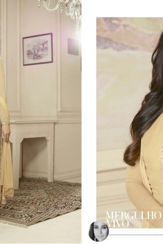 Gold Embroidered Long Kameez Wedding Suit