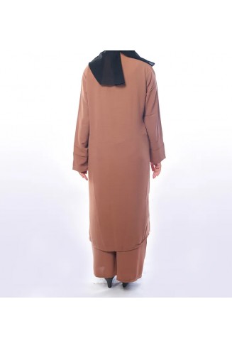 Mocha Stylish Womens Co-Ord Outfit Set