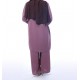 Mauve Plain Ladies Co-Ord Dress